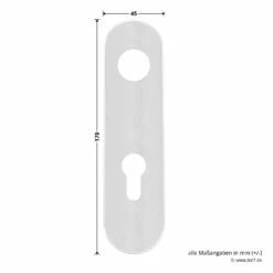 Hörmann Wechselgarnitur D110 Kurzschild PZ, ES1, Edelstahl -Sonax Geschäft 694269 hoermann wechselgarnitur d 110 es 1 mit kurzschild edelstahl schild masse