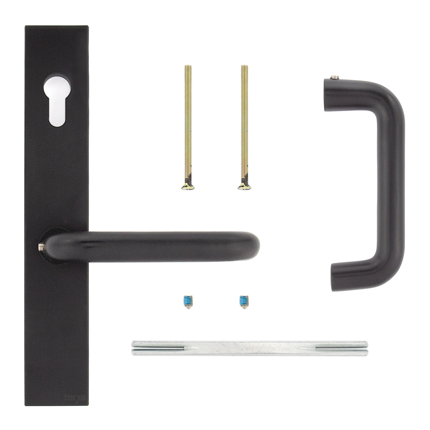 Hörmann Aluminium-Drückergarnitur, Schloss Aufliegend, PZ 60/48 Mm 4 Hörmann Aluminium-Drückergarnitur, Schloss Aufliegend, PZ 60/48 Mm – Bild 4