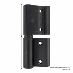 Hörmann Aluminium-Druckgussband DIN Links, Zwischenliegend -Sonax Geschäft 772323 hoermann aluminium druckgussband din links zwischenliegend hoehe