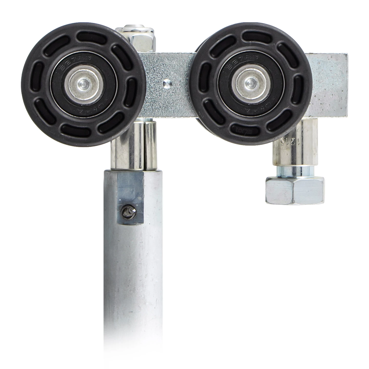 Hörmann Entlastungsrolle Mit Einfach-Bandteil 360 Mm, M12, DIN Links, Zwischenliegend 2 Hörmann Entlastungsrolle Mit Einfach-Bandteil 360 Mm, M12, DIN Links, Zwischenliegend – Bild 2