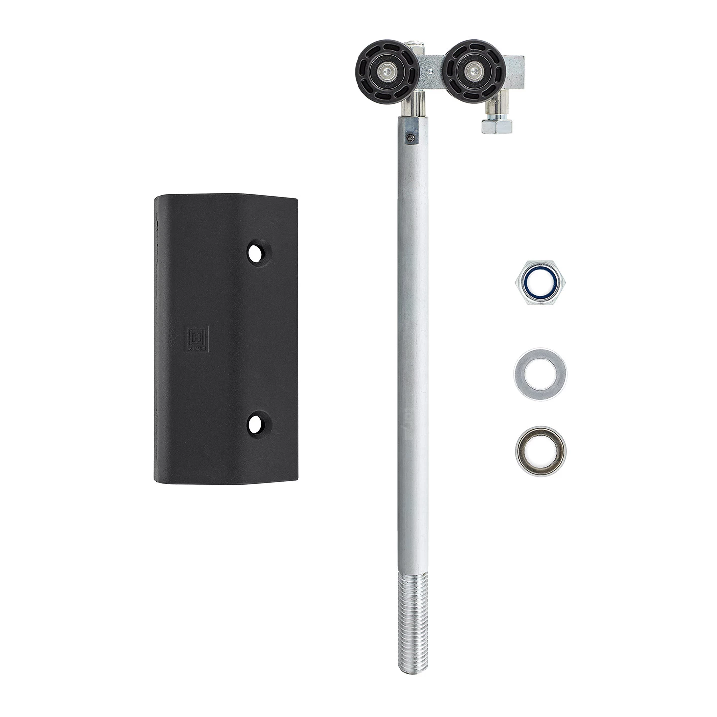 Hörmann Entlastungsrolle Mit Einfach-Bandteil 360 Mm, M12, DIN Links, Zwischenliegend 3 Hörmann Entlastungsrolle Mit Einfach-Bandteil 360 Mm, M12, DIN Links, Zwischenliegend – Bild 3