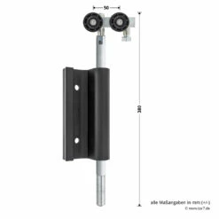 Hörmann Entlastungsrolle Mit Einfach-Bandteil 360 Mm, M12, DIN Links, Zwischenliegend 8 Hörmann Entlastungsrolle Mit Einfach-Bandteil 360 Mm, M12, DIN Links, Zwischenliegend -Sonax Geschäft 772635 hoermann entlastungsrolle mit einfach bandteil 360mm m12 din links zwischenliegend masse bild 1