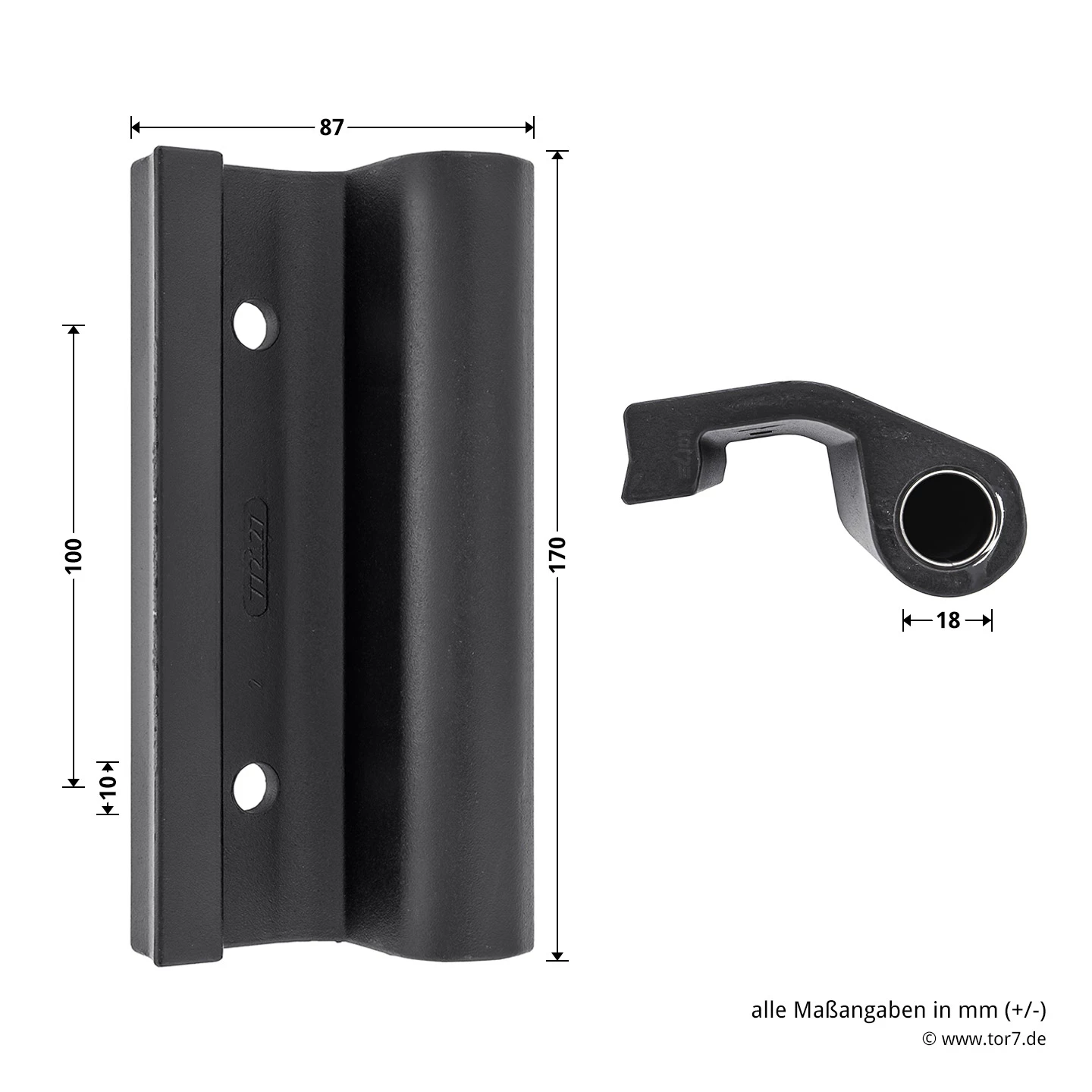 Hörmann Entlastungsrolle Mit Einfach-Bandteil 360 Mm, M12, DIN Links, Zwischenliegend 5 Hörmann Entlastungsrolle Mit Einfach-Bandteil 360 Mm, M12, DIN Links, Zwischenliegend – Bild 5