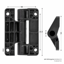 Hörmann Entlastungsrolle Mit Doppel-Bandteil 400 Mm, M12, DIN Links, Aufliegend 9 Hörmann Entlastungsrolle Mit Doppel-Bandteil 400 Mm, M12, DIN Links, Aufliegend -Sonax Geschäft 772637 hoermann entlastungsrolle mit doppel bandteil 400mm m12 din links aufliegend masse bild 2