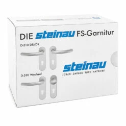 Steinau FS VDS Drückergarnitur, Typ 510, Edelstahl Matt -Sonax Geschäft ste810101 steinau fs vds drueckergarnitur typ 510 edelstahl matt verpackung