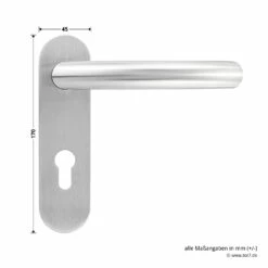 Steinau FS ES1-K Sicherheitsbeschlag, Typ D 510, Edelstahl Matt 18 Steinau FS ES1-K Sicherheitsbeschlag, Typ D 510, Edelstahl Matt -Sonax Geschäft ste810113 steinau fs es1 k sicherheitsbeschlag typ d 510 edelstahl matt masse griff