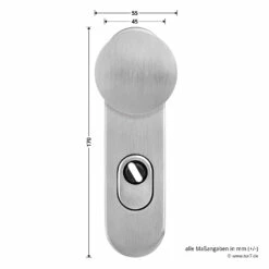 Steinau FS ES1-K Sicherheitsbeschlag, Typ D 510, Edelstahl Matt 16 Steinau FS ES1-K Sicherheitsbeschlag, Typ D 510, Edelstahl Matt -Sonax Geschäft ste810113 steinau fs es1 k sicherheitsbeschlag typ d 510 edelstahl matt masse knauf