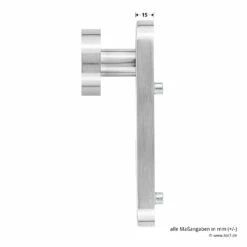 Steinau FS ES1-K Sicherheitsbeschlag, Typ D 510, Edelstahl Matt 17 Steinau FS ES1-K Sicherheitsbeschlag, Typ D 510, Edelstahl Matt -Sonax Geschäft ste810113 steinau fs es1 k sicherheitsbeschlag typ d 510 edelstahl matt masse knauf seite