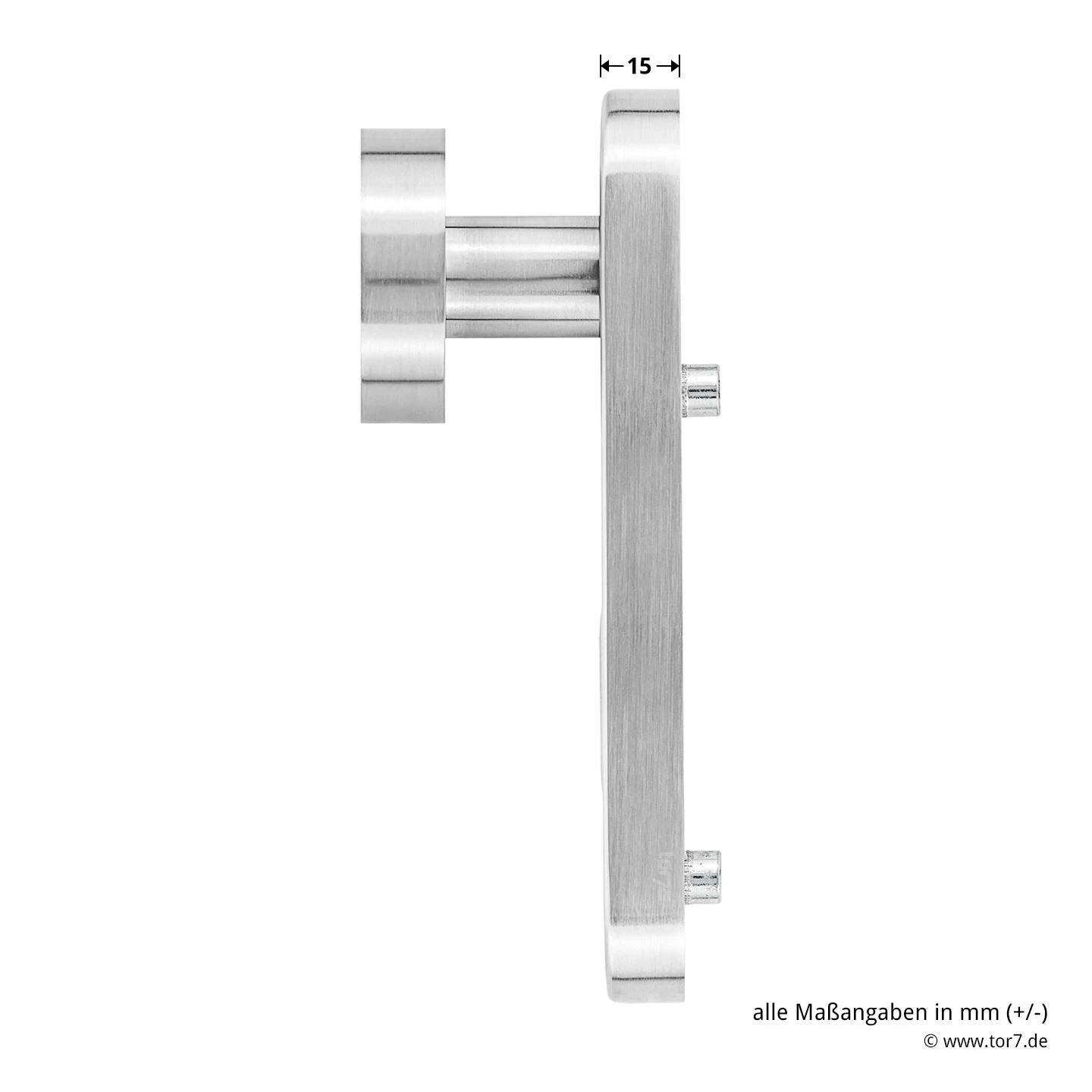 Steinau FS ES1-K Sicherheitsbeschlag, Typ D 510, Edelstahl Matt 8 Steinau FS ES1-K Sicherheitsbeschlag, Typ D 510, Edelstahl Matt – Bild 8