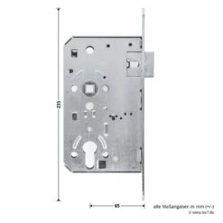 Teckentrup BMH Einsteckschloss 1000 -Sonax Geschäft tec104646 teckentrup einsteckschloss 1000 stulp verzinkt din l bemassung