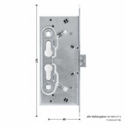 Teckentrup Einsteck-Panikschloss 1759 E -Sonax Geschäft tec104655 teckentrup einsteck panikschloss 1759 e bemassung