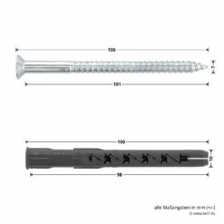 Teckentrup Dübelpack 1 Flg. FSA-Türen, Mauerwerk 13 Teckentrup Dübelpack 1 Flg. FSA-Türen, Mauerwerk -Sonax Geschäft tec154084 teckentrup duebelpack 1 flg fsa tueren mauerwerk masse